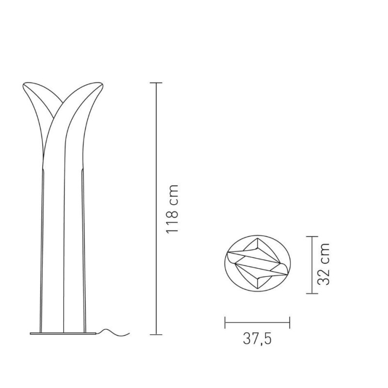 SLAMP Las Palmas Floor lamp l