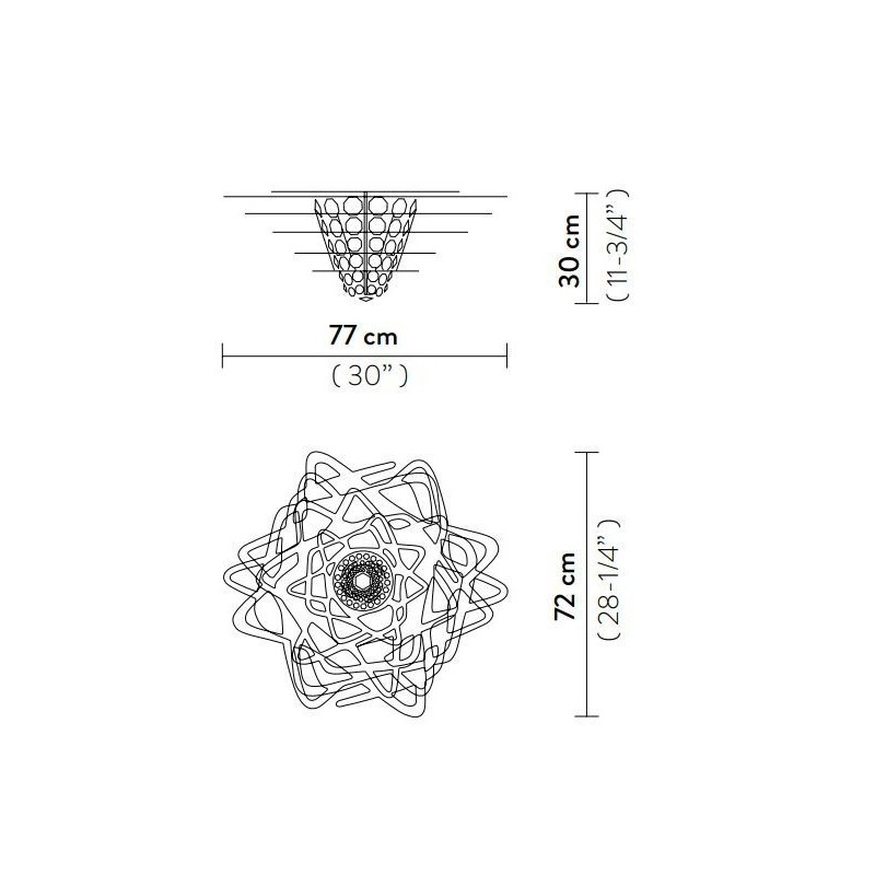 SLAMP Aurora Ceiling lamp large