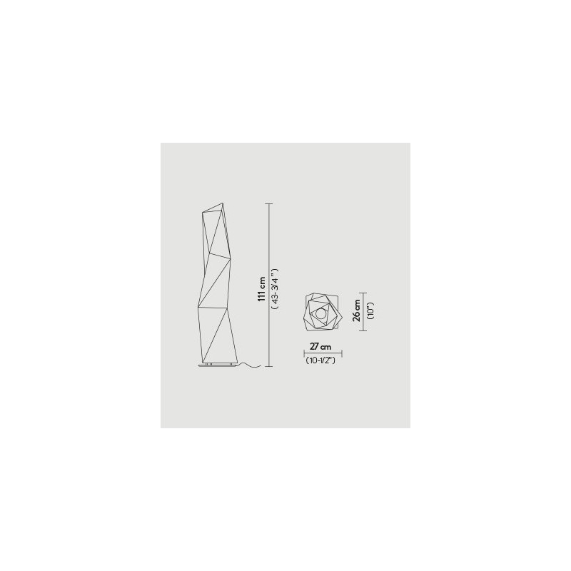 SLAMP Diamond Floor lamp large