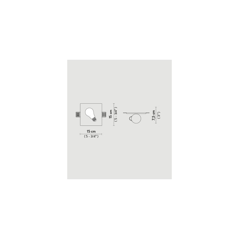 SLAMP Idea recessed Wall Lamp