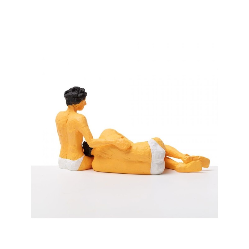 SELETTI Love is a verb - jean & jean set 2 resin statuette