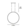 Jacco Maris Brass-O Verticaal ø 100cm suspension lamp