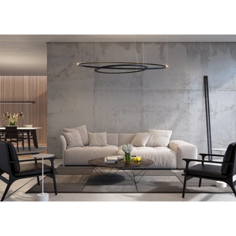 Jacco Maris framed circle ø 70cm suspension lamp