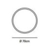 Jacco Maris framed circle ø 70cm suspension lamp