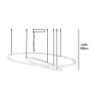 Jacco Maris framed circle ø 70cm suspension lamp