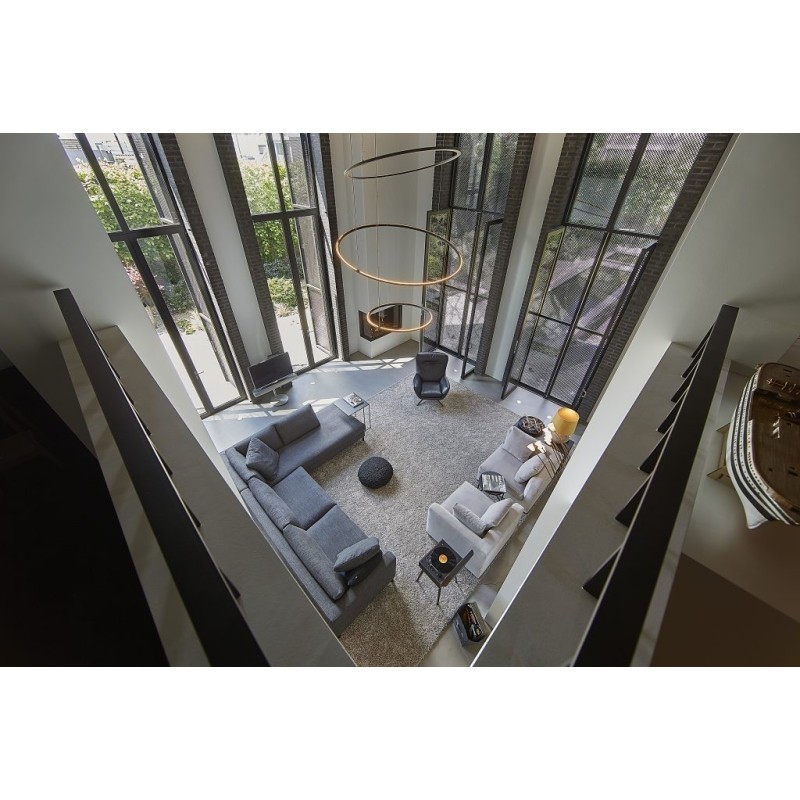 Jacco Maris framed circle ø 100cm suspension lamp