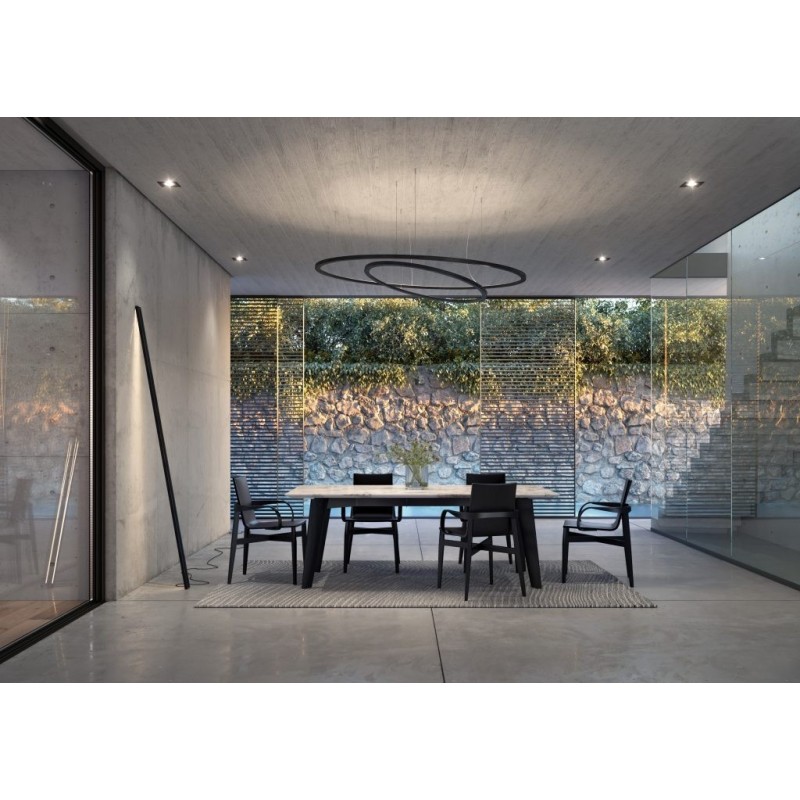 Jacco Maris framed circle ø 170cm suspension lamp