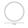 Jacco Maris framed circle ø 170cm suspension lamp