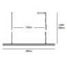 Jacco Maris Framed ø 200cm suspension lamp