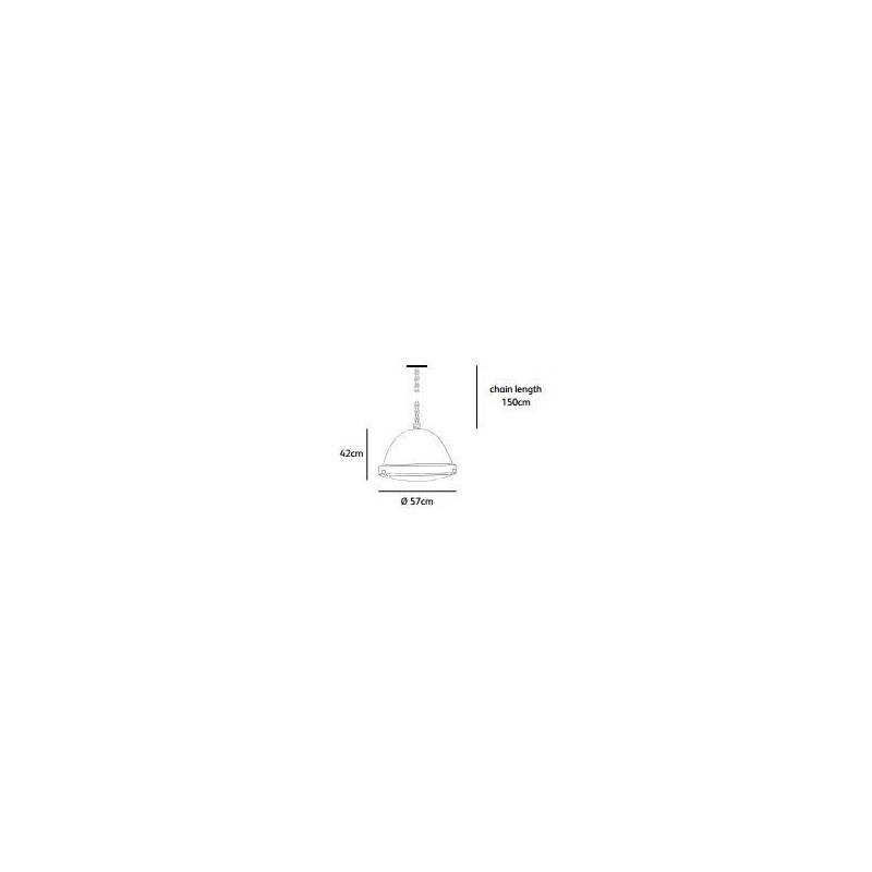 Jacco Maris outsider ø 57cm suspension lamp