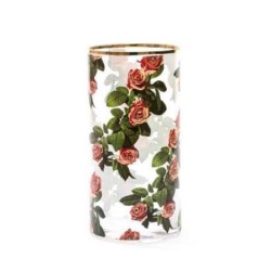 Seletti Toiletpaper Roses medium Cylindrical vase