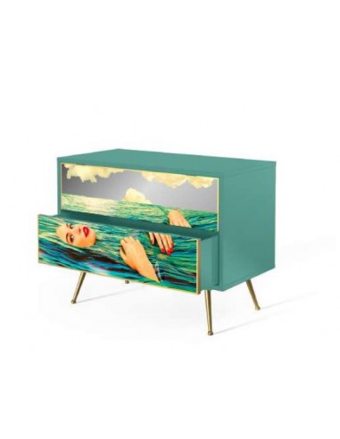Seletti Toiletpaper Seagirl Dresser with 2 drawers