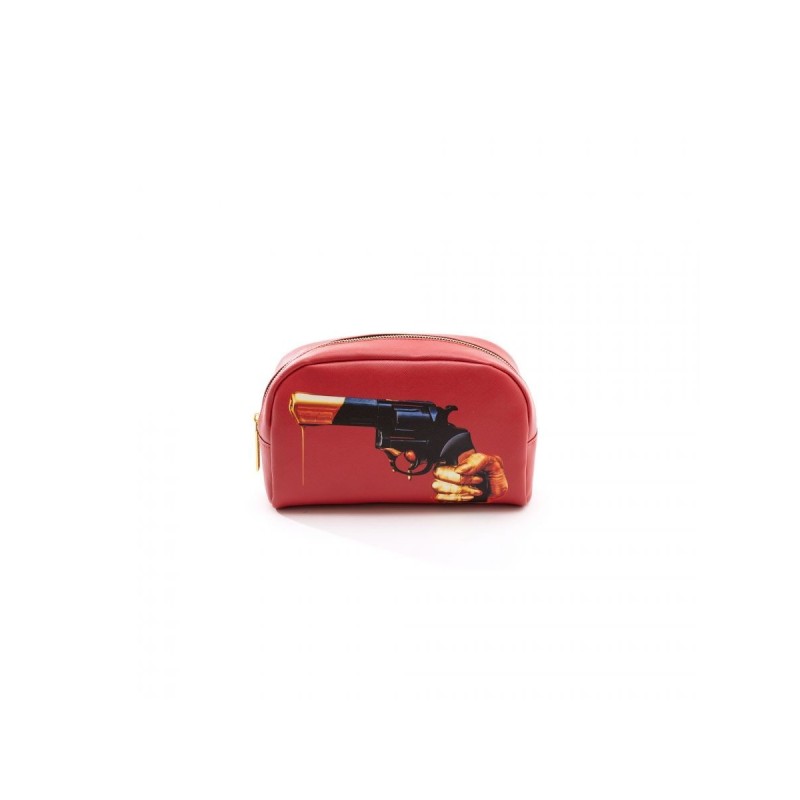 Seletti Toiletpaper Revolver medium Cosmetic Bag