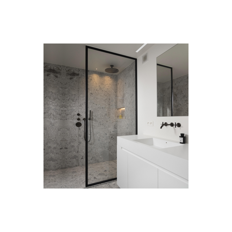 Brick In The Wall 200Cent Round Trim Excl. Driver Fix Ip54 Bathroom recessed spot