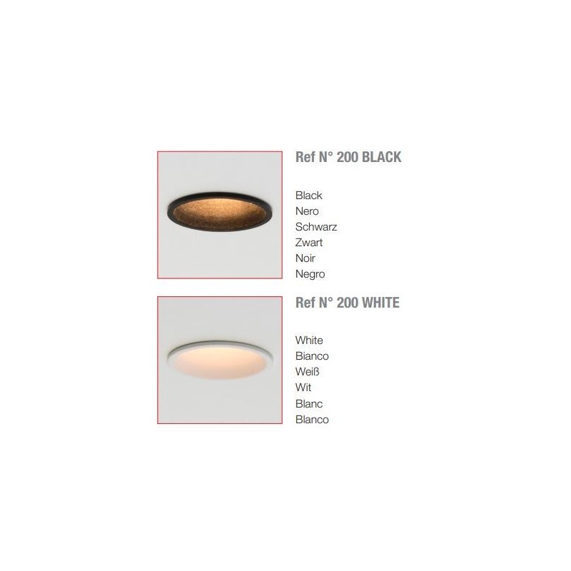 Brick In The Wall 200Cent Round Trim Excl. Driver Fix Ip54 Bathroom recessed spot
