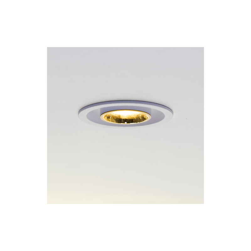 Brick In The Wall 200Cent Round Low Trim Excl. Driver Fix Ip54 Bathroom recessed spot