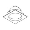PSM Lighting Square Click System Cassula.Cdmtm Recessed Spot