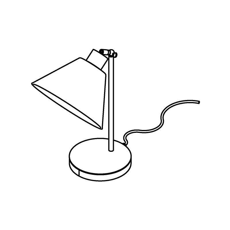 PSM Lighting Iconic 4602.J.E27.SH Table lamp