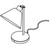 PSM Lighting Iconic 4602.J.E27.SH Table lamp