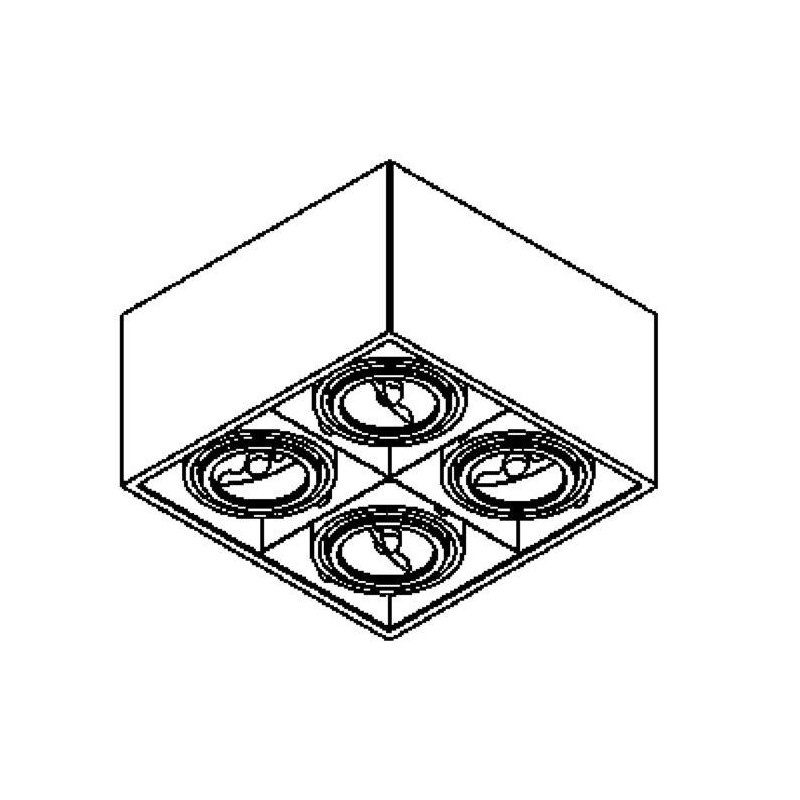 PSM Lighting Spinner X Ar70 1880 Ceiling Lamp