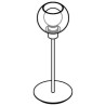 PSM Lighting Moby Sh 1619.Sh.A.300 Table Lamp