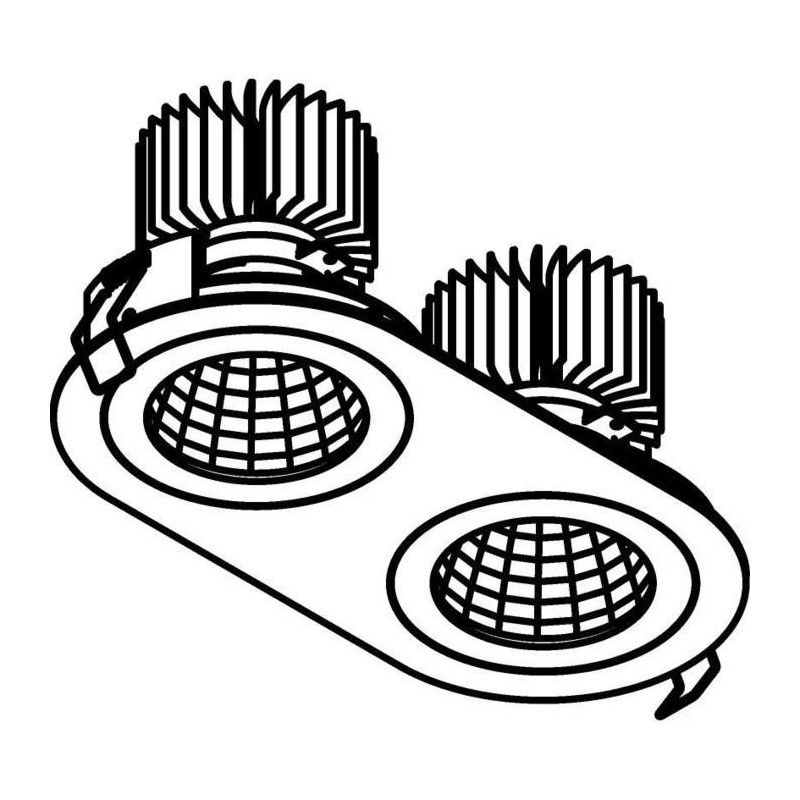 PSM Lighting Ø100 Luxor Xtm.1300.10051.S1 Recessed Spot