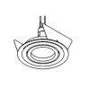 PSM Lighting Ø80 Convertible Diva50Ln Recessed Spot