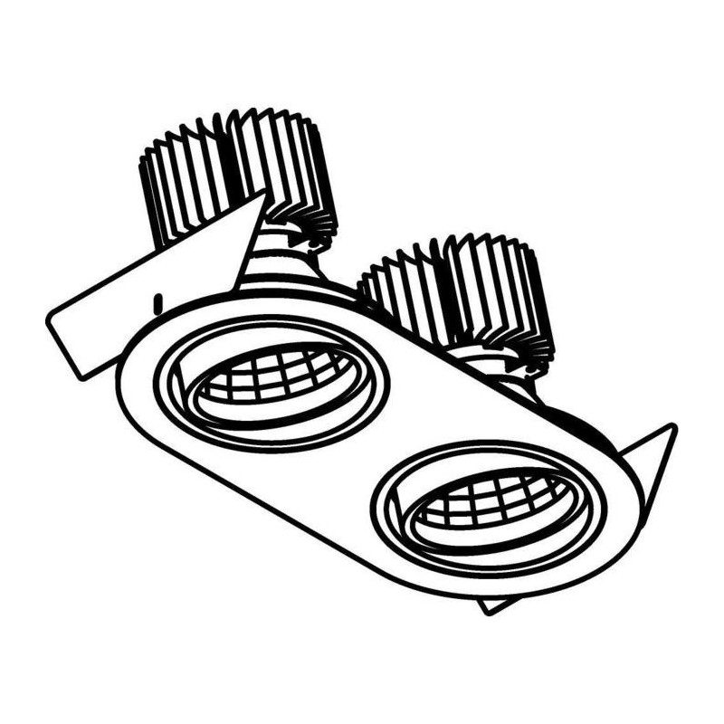 PSM Lighting Ø100 Luxor Xtm.1300.10052.S2 Recessed Spot