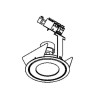PSM Lighting Ø80 System Pico50.Es50Lnout Recessed Spot