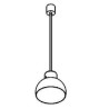 PSM Lighting Olivia 1807.B2.E27 Suspension Lamp