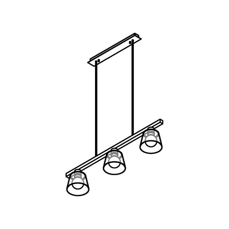 PSM Lighting Shake 5582.E27 Suspension Lamp