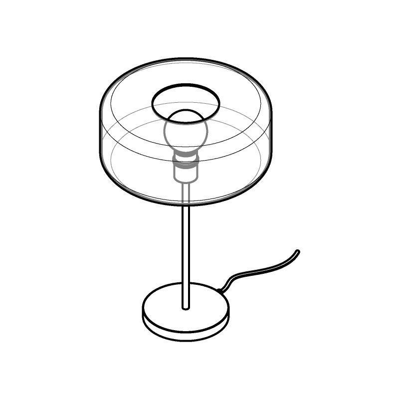 PSM Lighting Manon 1564.Q.E27 Table Lamp