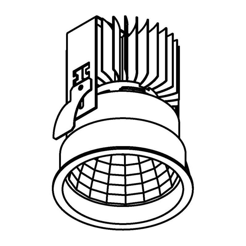 PSM Lighting Ø80 Bomba Xtm 1764.Ip20.S2 Recessed Spot