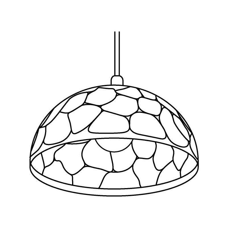PSM Lighting Rocky 1399 Suspension Lamp