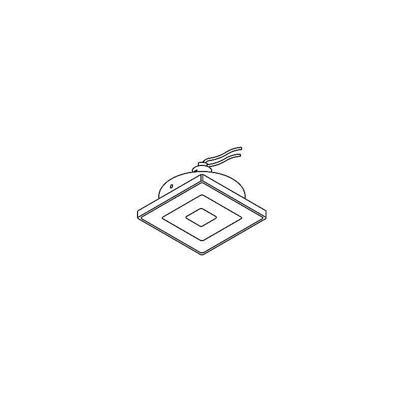 PSM Lighting Square Click System Casrigagldicro Recessed Spot