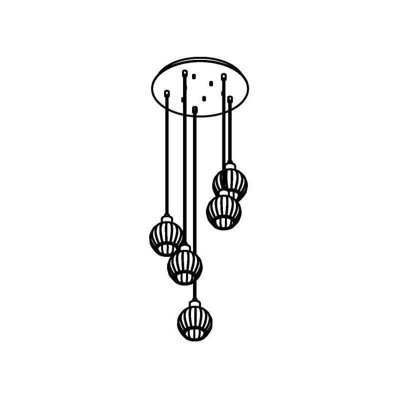 PSM Lighting Noella 4588.V.E27.SH.TR.1M PSM Lighting Noella 4588.V.E27.SH.TR.1M.TX1 Suspension lamp