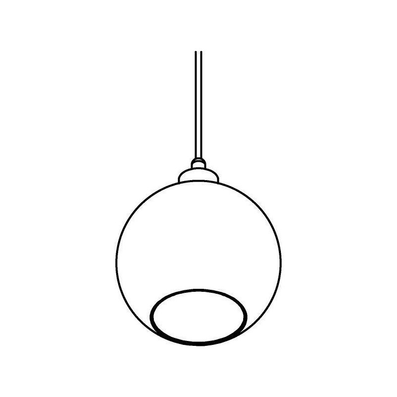 PSM Lighting Moby Sh 5064.B.E27.Sh Suspension Lamp