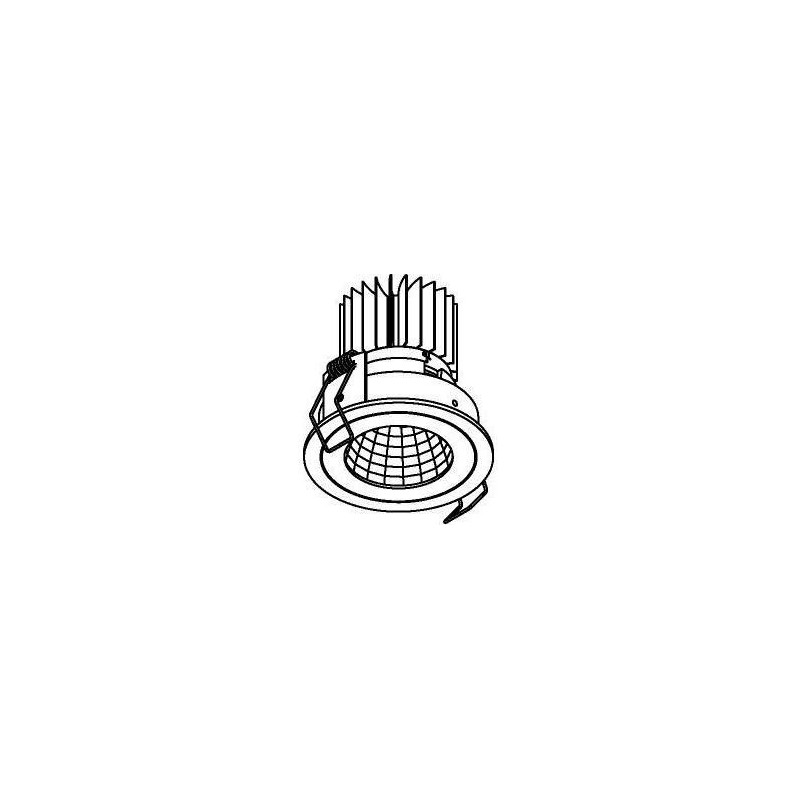 PSM Lighting Ø70 Luxor Xtm.1300.10024.S1 Recessed Spot