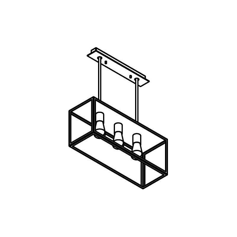 PSM Lighting Tavolo 5100.3X.Xlc Suspension Lamp