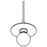 PSM Lighting Angelo 4984.Sh.E27 Suspension Lamp