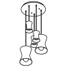 PSM Lighting Clara 3418.5 Suspension Lamp
