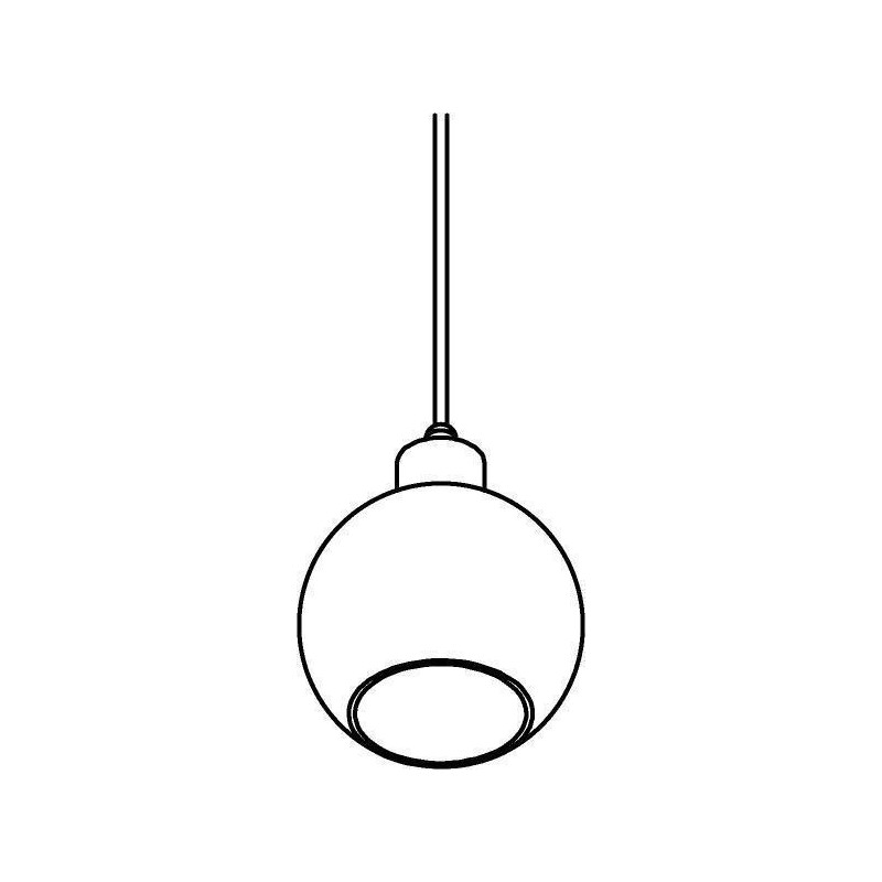 PSM Lighting Moby Sh 4967.A.E27.Sh Suspension Lamp