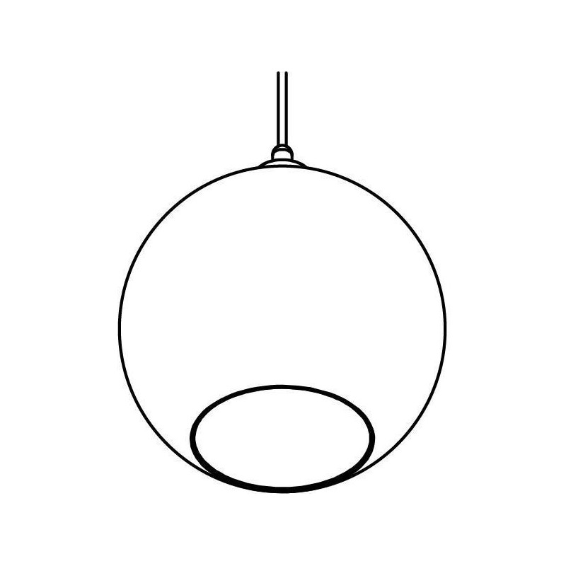 PSM Lighting Moby Sh 5078.C.E27.Sh Suspension Lamp