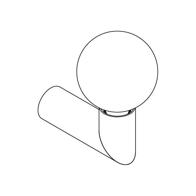 PSM Lighting Tubo 5201.E27.G125 Wall Lamp