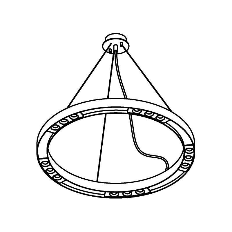 PSM Lighting Hula Hoop 2113 Suspension lamp