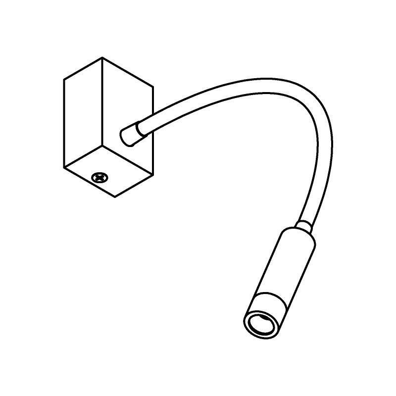 PSM Lighting Lipstick 1895 Wall Lamp