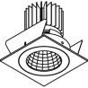 PSM Lighting Ø70 Luxor Xtm.1300.10025.S2 Recessed Spot