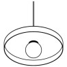 PSM Lighting Skivve 4992.E27 Suspension Lamp