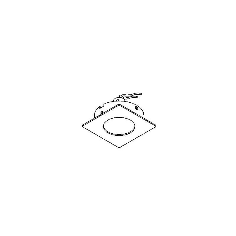 PSM Lighting Square Click System Cascomo.Dicro Recessed Spot