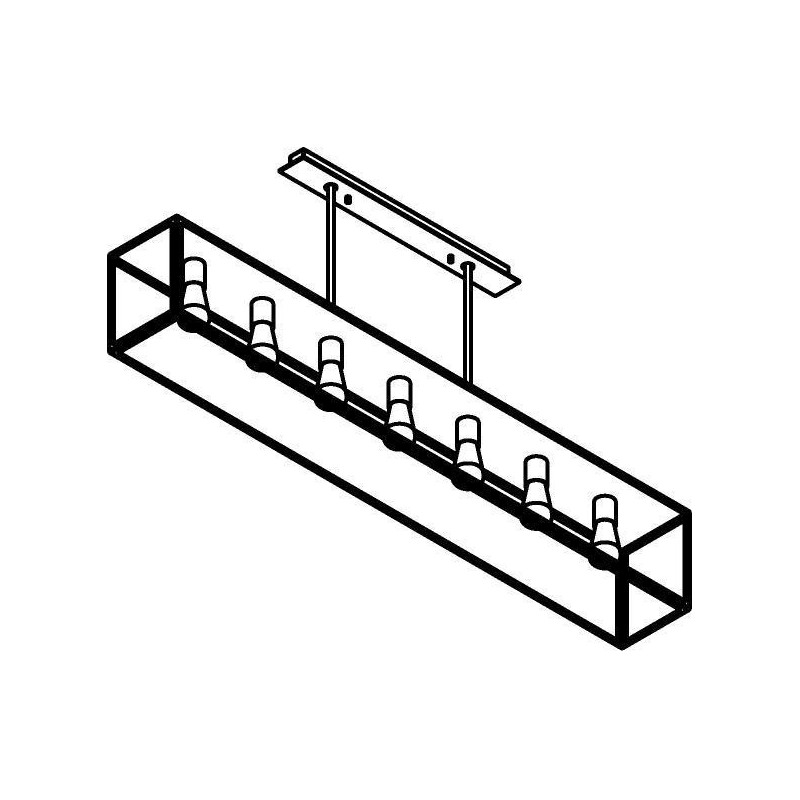 PSM Lighting Tavolo 5100.7.Xlc Suspension Lamp